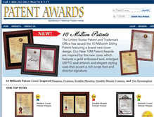 Tablet Screenshot of patentawards.com